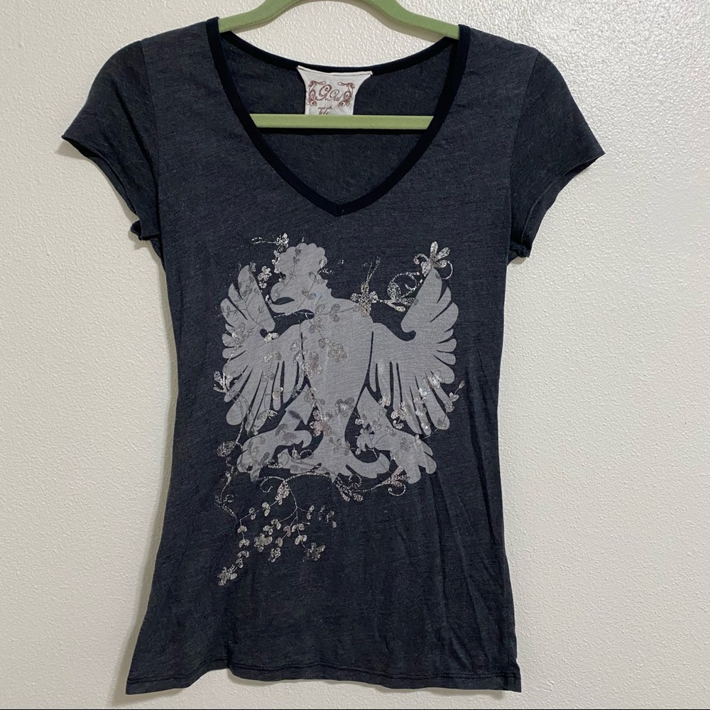 G girl made with lots of love women V neck shirt